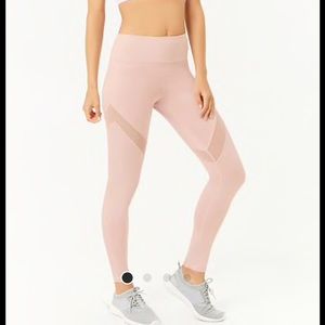 Sheer Mesh Panel Workout Leggings💜